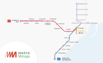 Mapa del metro de Malaga