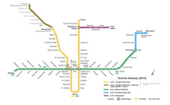 Toronto Metro Map