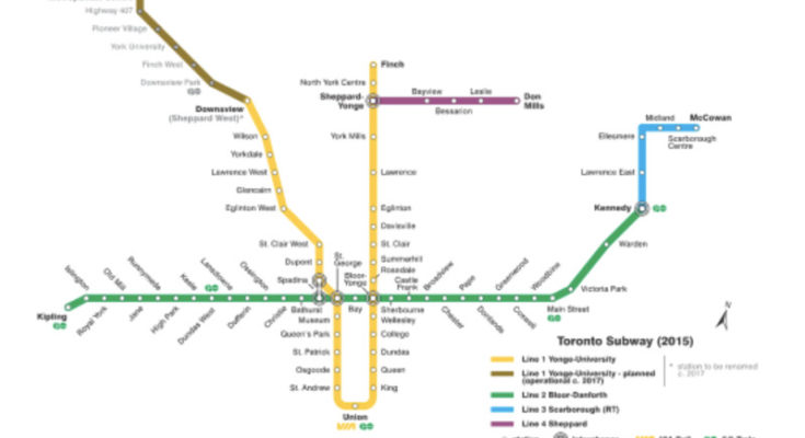 Toronto Metro Map