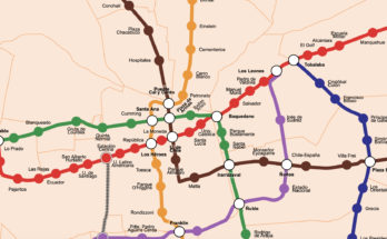 Santiago de Chile Metro Map