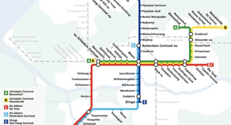 rotterdam metro map