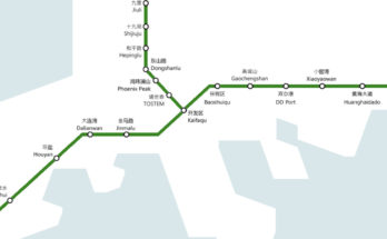 mapa del metro de dalian