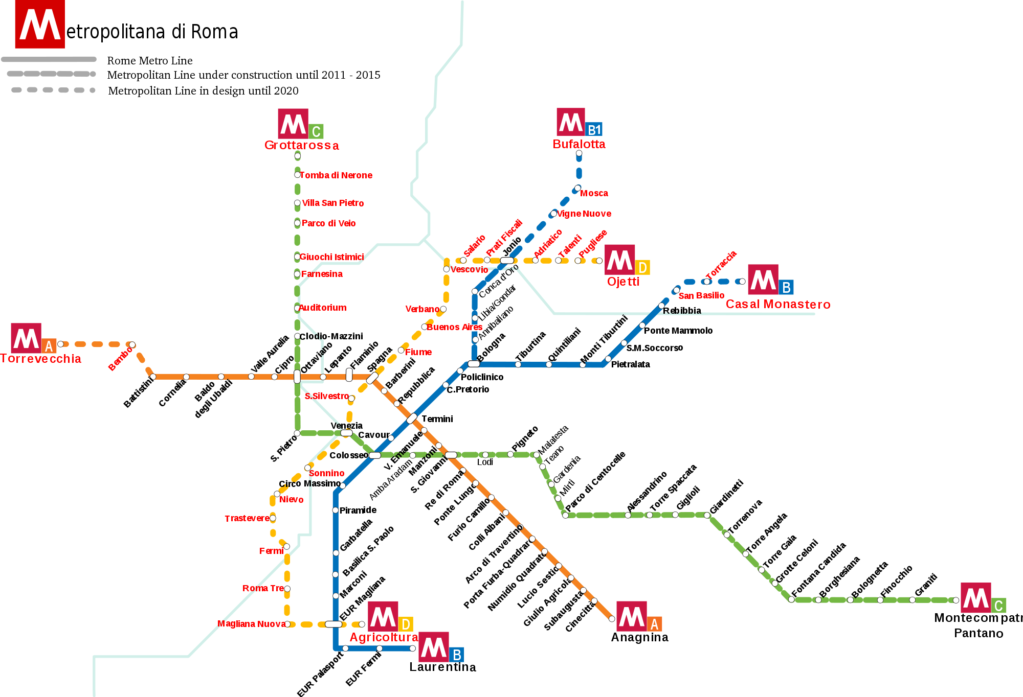 Rome Metro Map &nocache=1