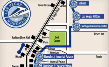 mapa monorail las vegas