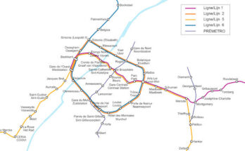 Brussels Metro Map