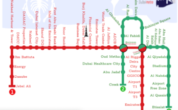 dubai metro map featured