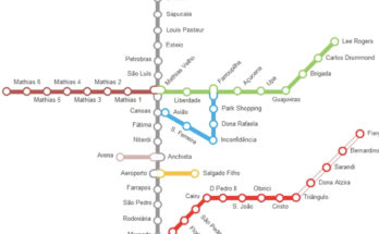 Mapa del metro de Porto Alegre