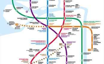 Saint Petersburg Metro Map