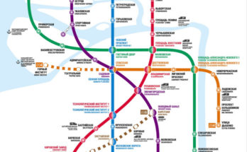 saint petersburg metro map