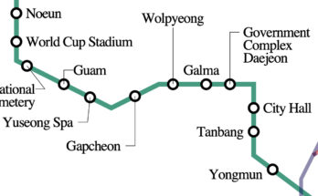 Daejeon Metro Map