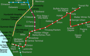 buffalo metro rail map