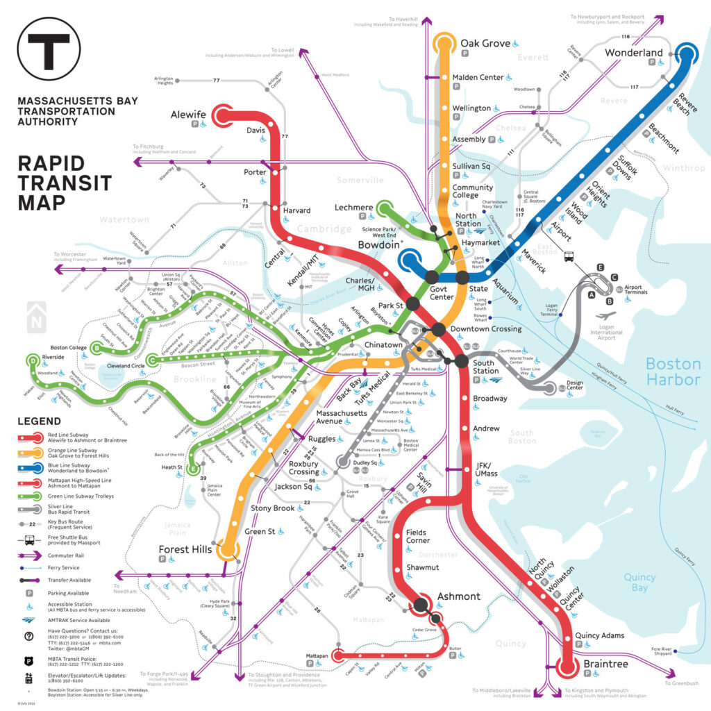 boston metro map